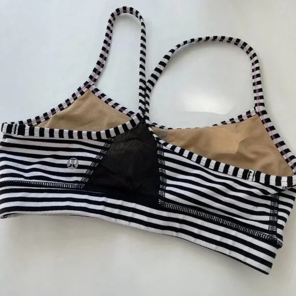 LULULEMON STRIPED SPORTS BRA SIZE SMALL - Picture 2 of 2